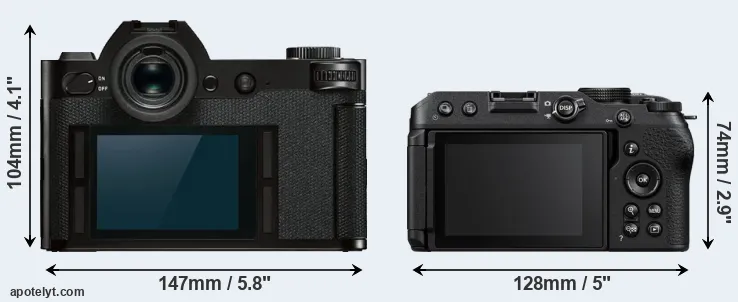 Comparison Leica SL or Z30 rear