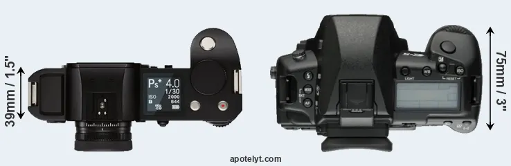 Compare Leica SL versus E-5 top