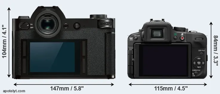 Comparison Leica SL or G3 rear