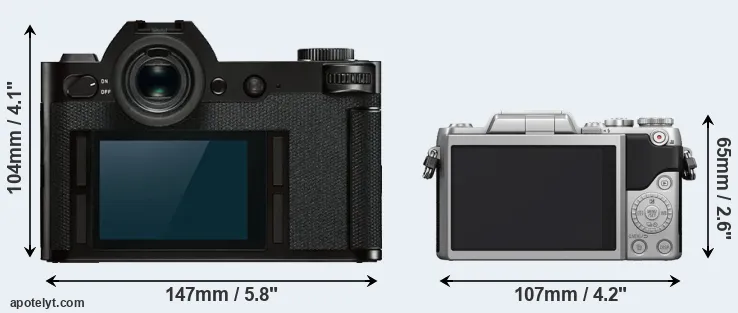 Comparison Leica SL or GF7 rear