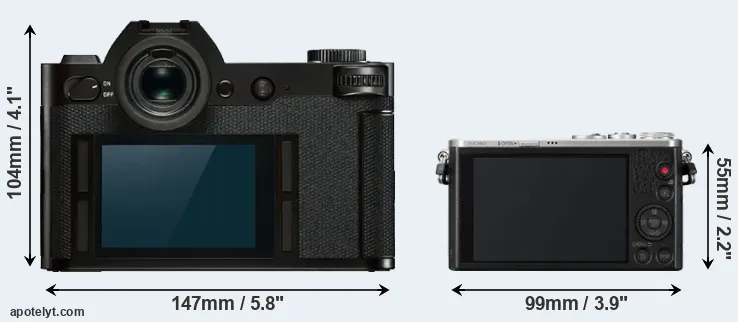 Comparison Leica SL or GM1 rear