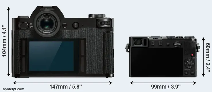 Comparison Leica SL or GM5 rear