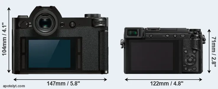 Comparison Leica SL or GX85 rear