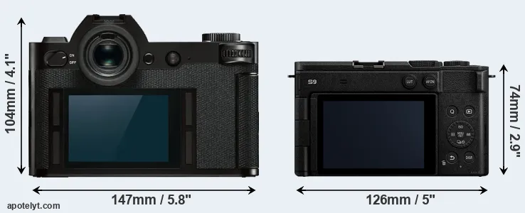 Comparison Leica SL or S9 rear