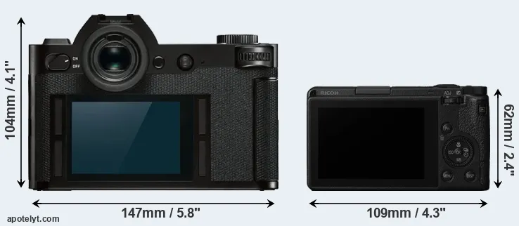 Comparison Leica SL or GR III rear