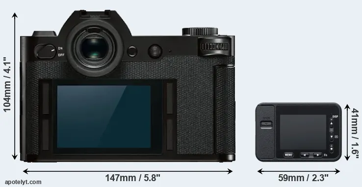 Comparison Leica SL or RX0 rear