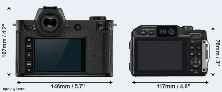 Comparison Leica SL2-S or TS7 rear