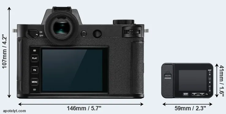 Comparison Leica SL2-S or RX0 II rear
