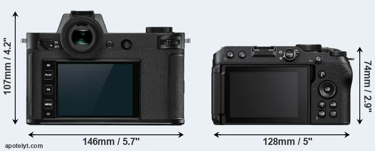 Comparison Leica SL2 or Z30 rear