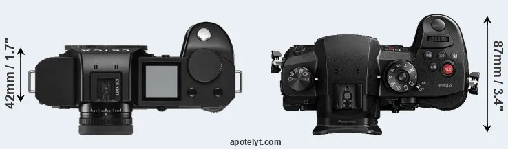 Compare Leica SL2 versus GH5s top
