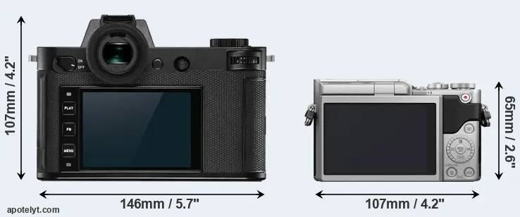 Comparison Leica SL2 or GX850 rear