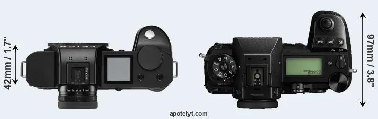 Compare Leica SL2 versus S1R top