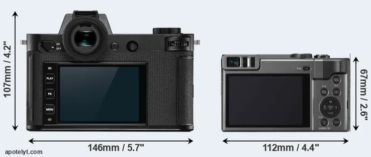 Comparison Leica SL2 or ZS70 rear
