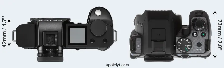 Compare Leica SL2 versus K-S2 top