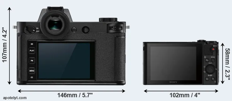 Comparison Leica SL2 or HX80 rear