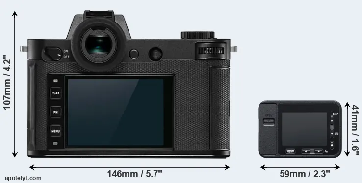 Comparison Leica SL2 or RX0 rear