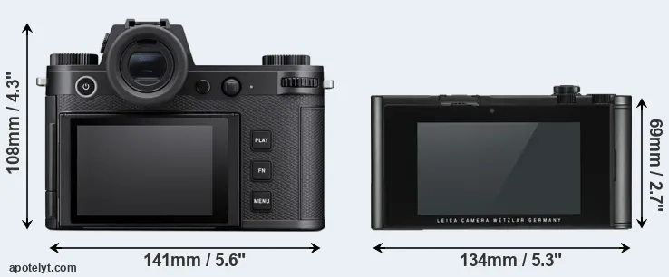 Comparison Leica SL3 or TL2 rear