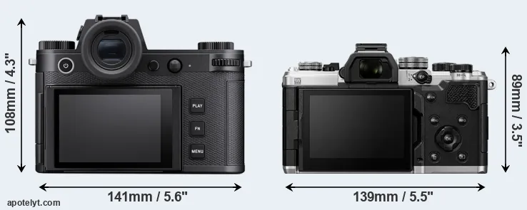 Comparison Leica SL3 or OM-3 rear