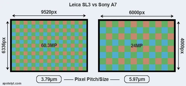 Leica SL3 versus A7 MP