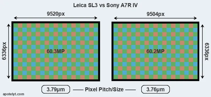 Leica SL3 versus A7R IV MP
