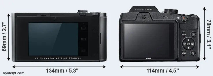 Comparison T Typ 701 or B500 rear