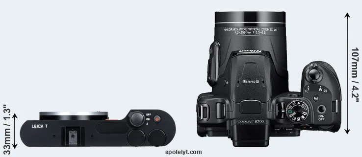 Compare T Typ 701 versus B700 top