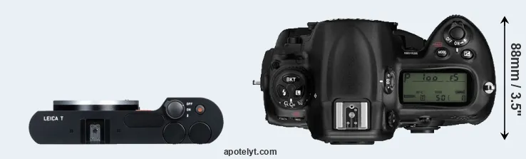 Compare T Typ 701 versus D3 top