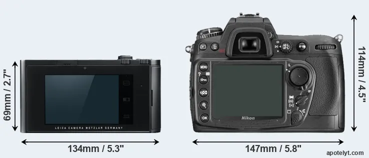 Comparison T Typ 701 or D300 rear