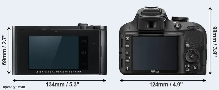 Comparison T Typ 701 or D3300 rear