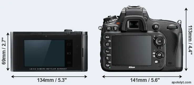 Comparison T Typ 701 or D600 rear