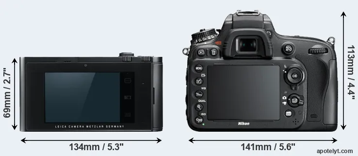 Comparison T Typ 701 or D610 rear