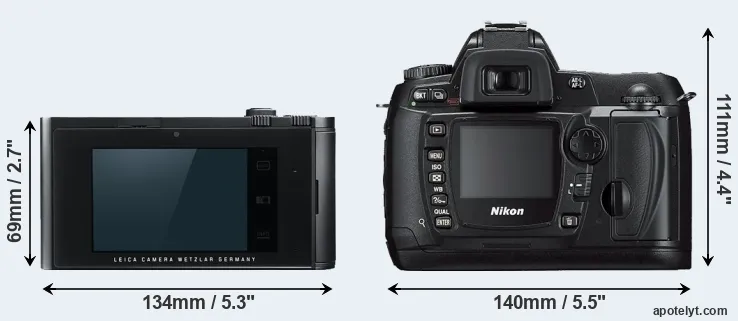 Comparison T Typ 701 or D70s rear