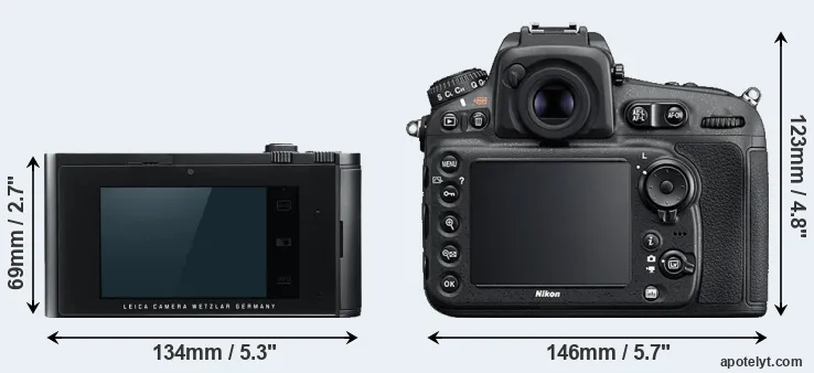Comparison T Typ 701 or D810 rear