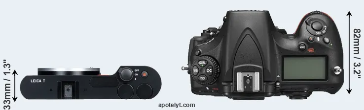 Compare T Typ 701 versus D810 top