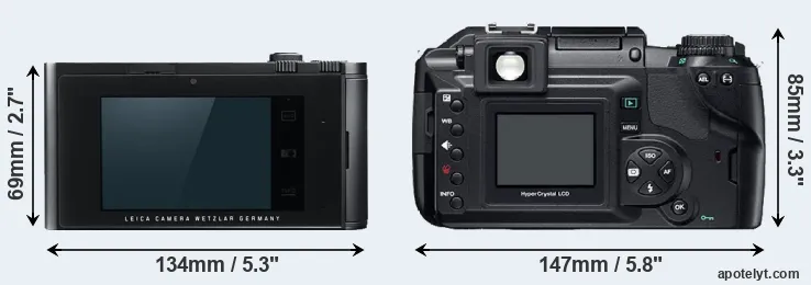 Comparison T Typ 701 or E-300 rear