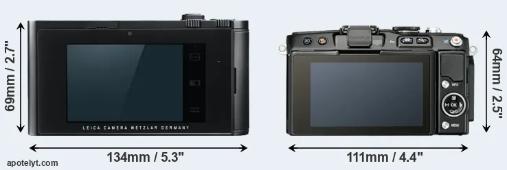 Comparison T Typ 701 or E-PL5 rear