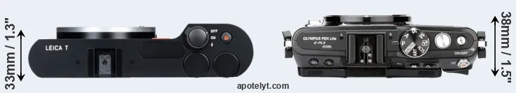 Compare T Typ 701 versus E-PL5 top