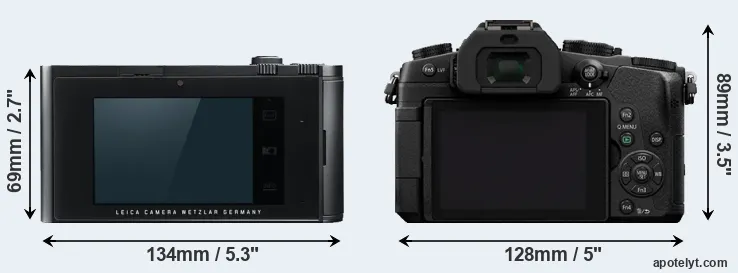 Comparison T Typ 701 or G85 rear