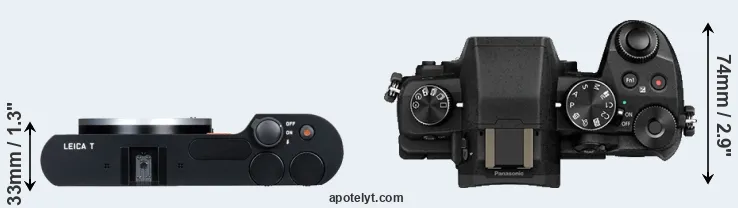 Compare T Typ 701 versus G85 top