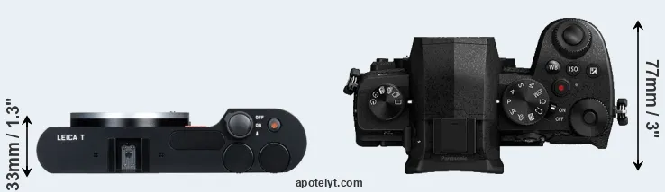 Compare T Typ 701 versus G95 top
