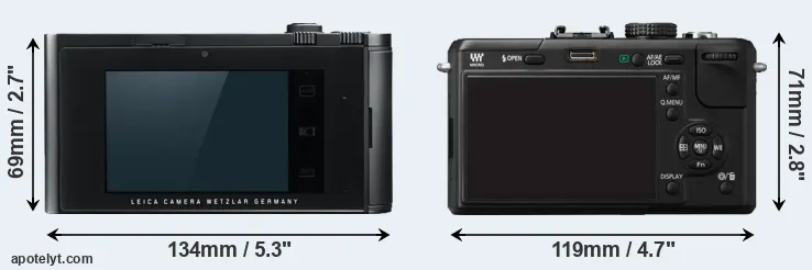 Comparison T Typ 701 or GF1 rear