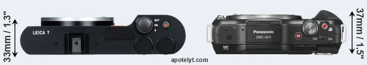 Compare T Typ 701 versus GF5 top