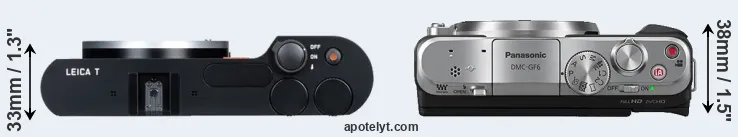 Compare T Typ 701 versus GF6 top