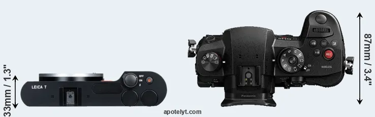 Compare T Typ 701 versus GH5s top