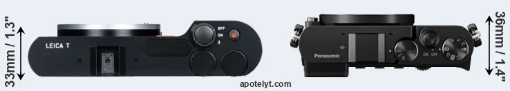 Compare T Typ 701 versus GM5 top