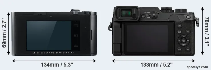 Comparison T Typ 701 or GX8 rear