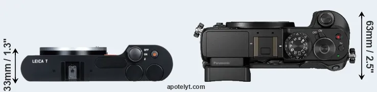 Compare T Typ 701 versus GX8 top