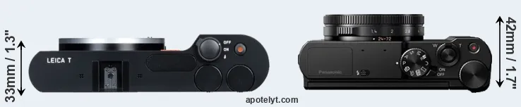Compare T Typ 701 versus LX10 top