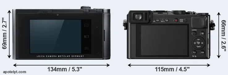 Comparison T Typ 701 or LX100 rear