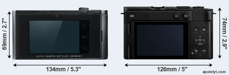 Comparison T Typ 701 or S9 rear